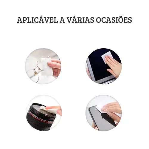Lenços de Limpeza de Lentes