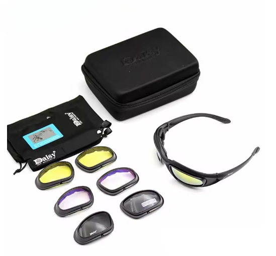 Óculos Táticos com Lentes Intercambiáveis